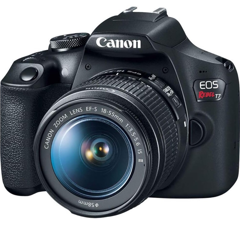 Canon Black Digital Camera with 18-55mm Lens